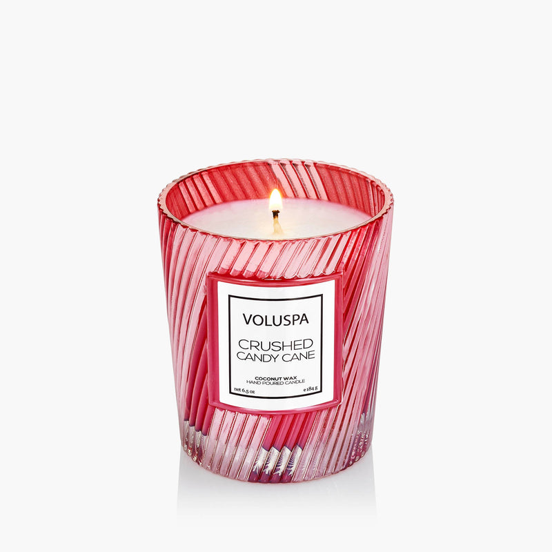 Crushed Candy Cane Classic Candle 6.5oz