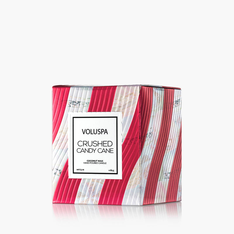Crushed Candy Cane Classic Candle 6.5oz