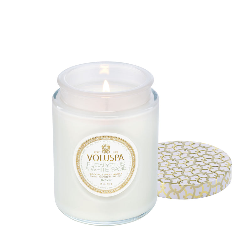 Eucalyptus & White Sage 18oz Large Jar