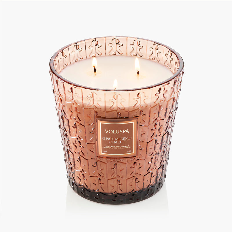 Gingerbread Chalet 3 Wick Candle