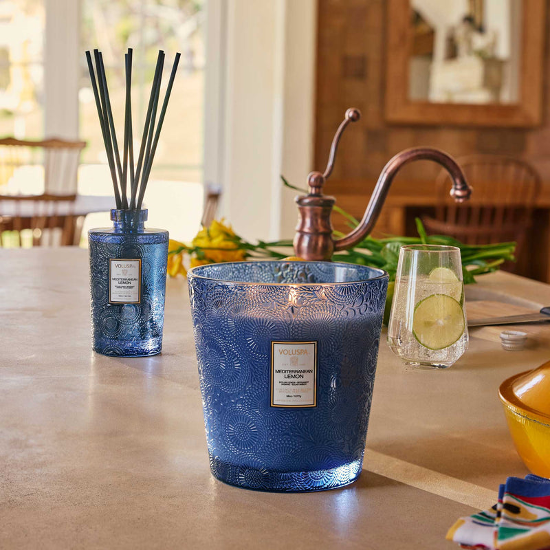 Mediterranean Lemon 3 Wick Hearth