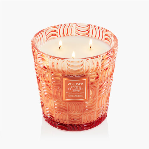Spiced Pumpkin Latte 3 Wick Candle