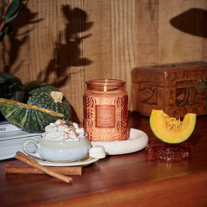 Spiced Pumpkin Latte Large Candle 18oz