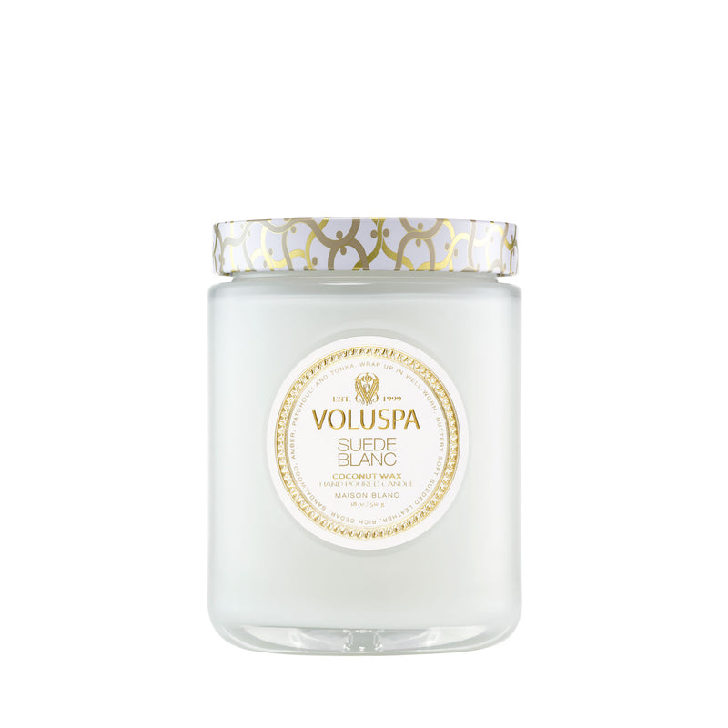 Suede Blanc 18oz Large Jar