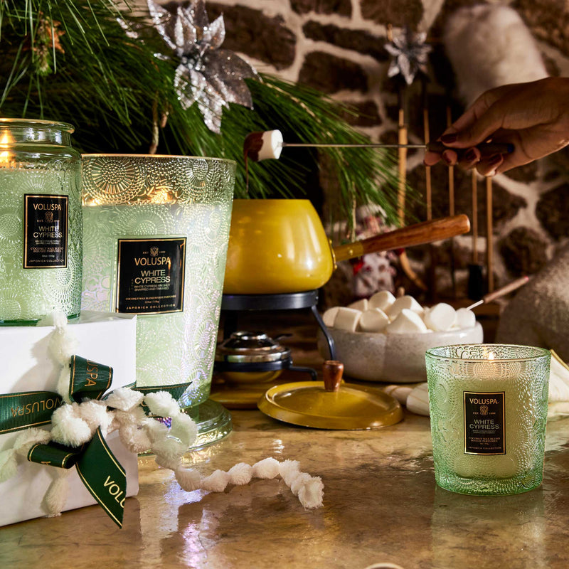 White Cypress 3 Classic Candle 9oz