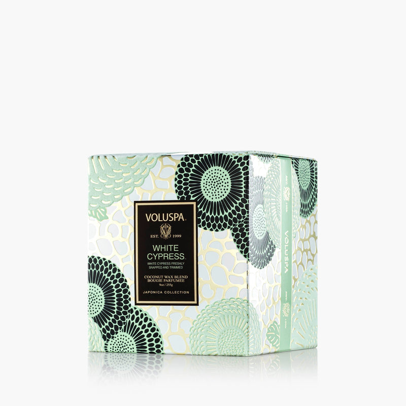 White Cypress 3 Classic Candle 9oz