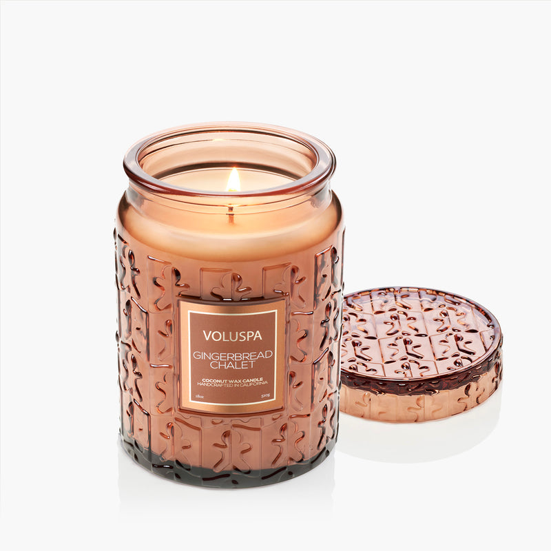 Gingerbread Chalet Candle Large Jar