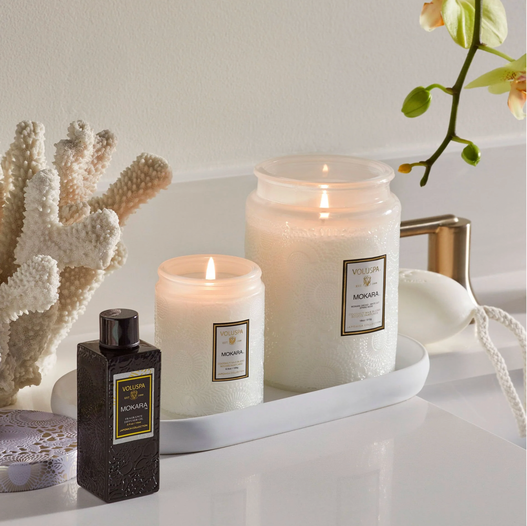 Mokara Orchid 18oz Large Jar