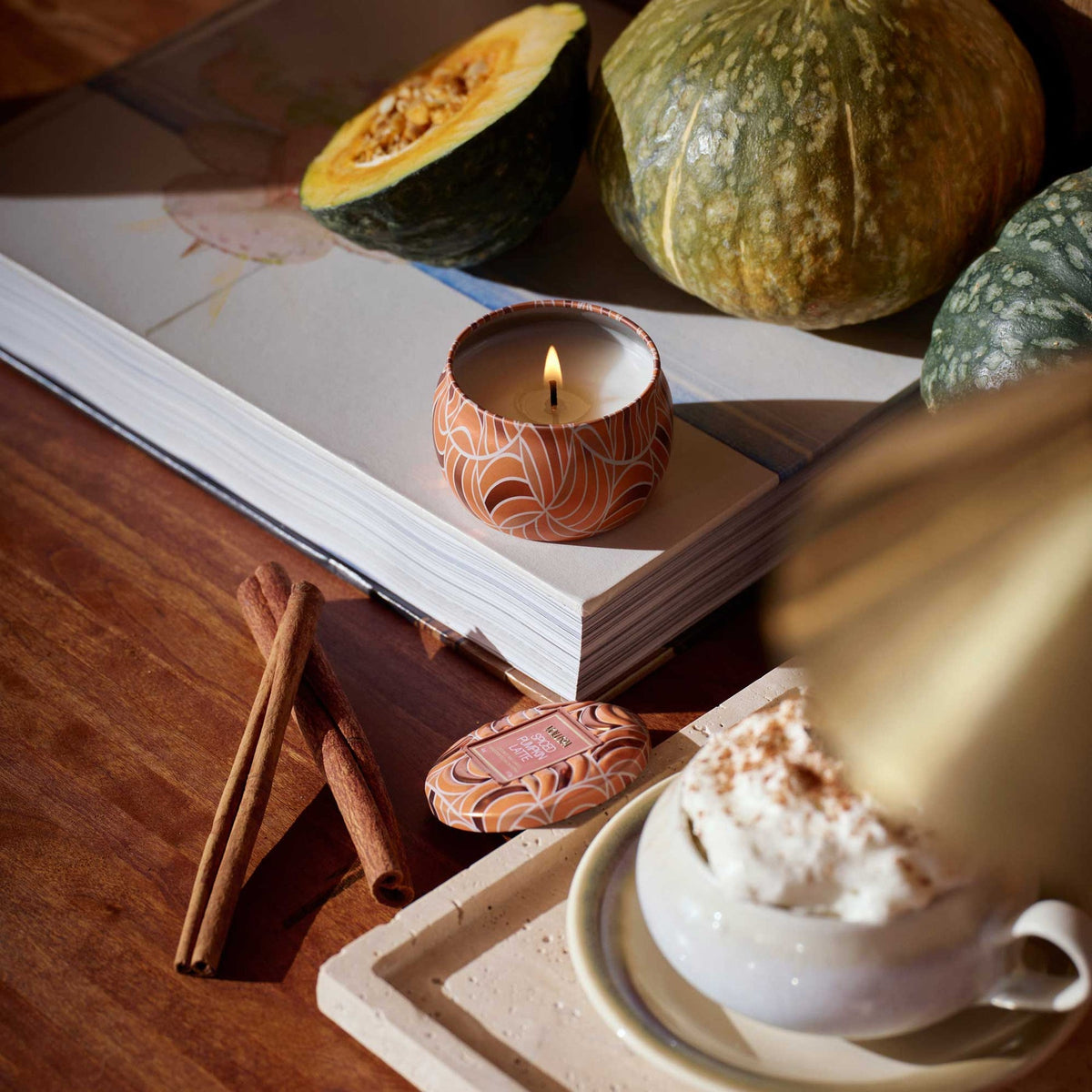 Spiced Pumpkin Latte Mini Tin Candle