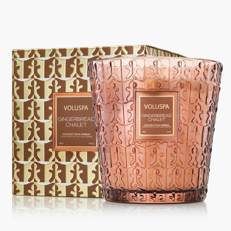 Gingerbread Chalet 3 Wick Candle
