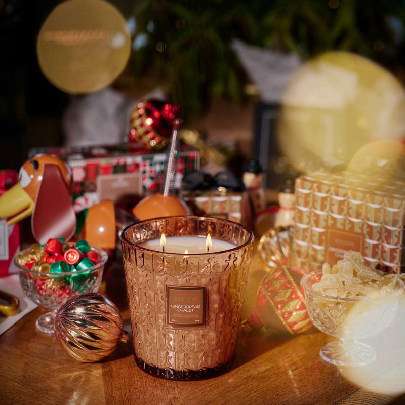 Gingerbread Chalet 3 Wick Candle