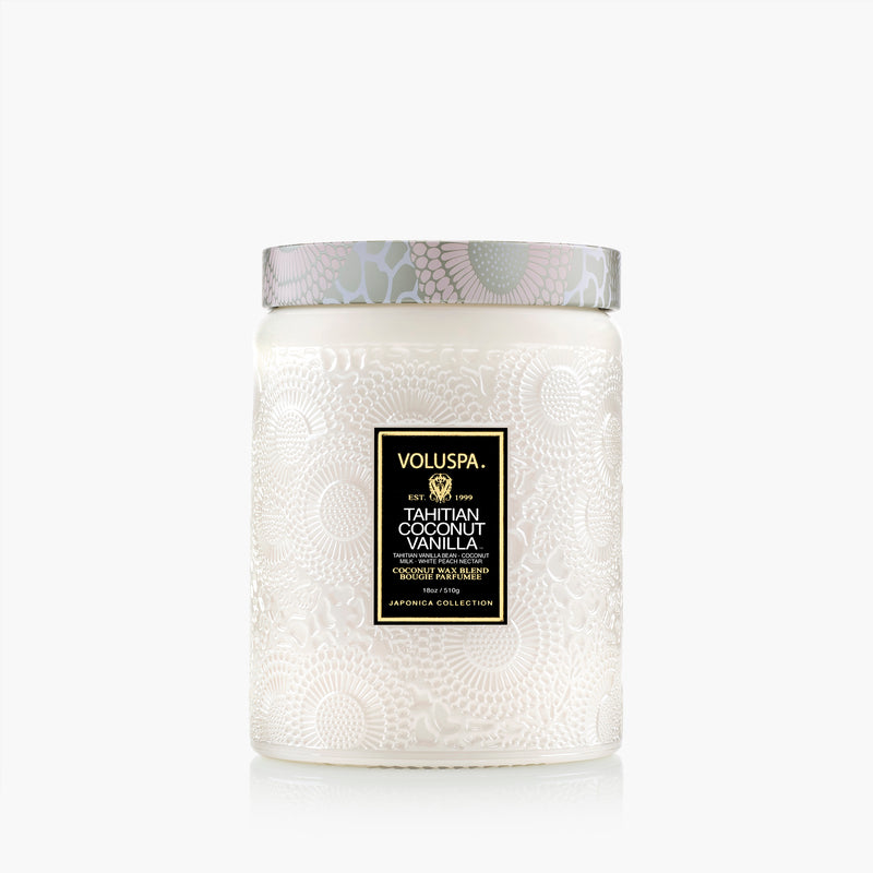 Tahitian Coconut Vanilla 18oz Large Jar