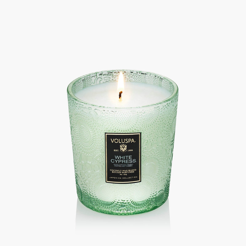 White Cypress Classic Candle 9oz