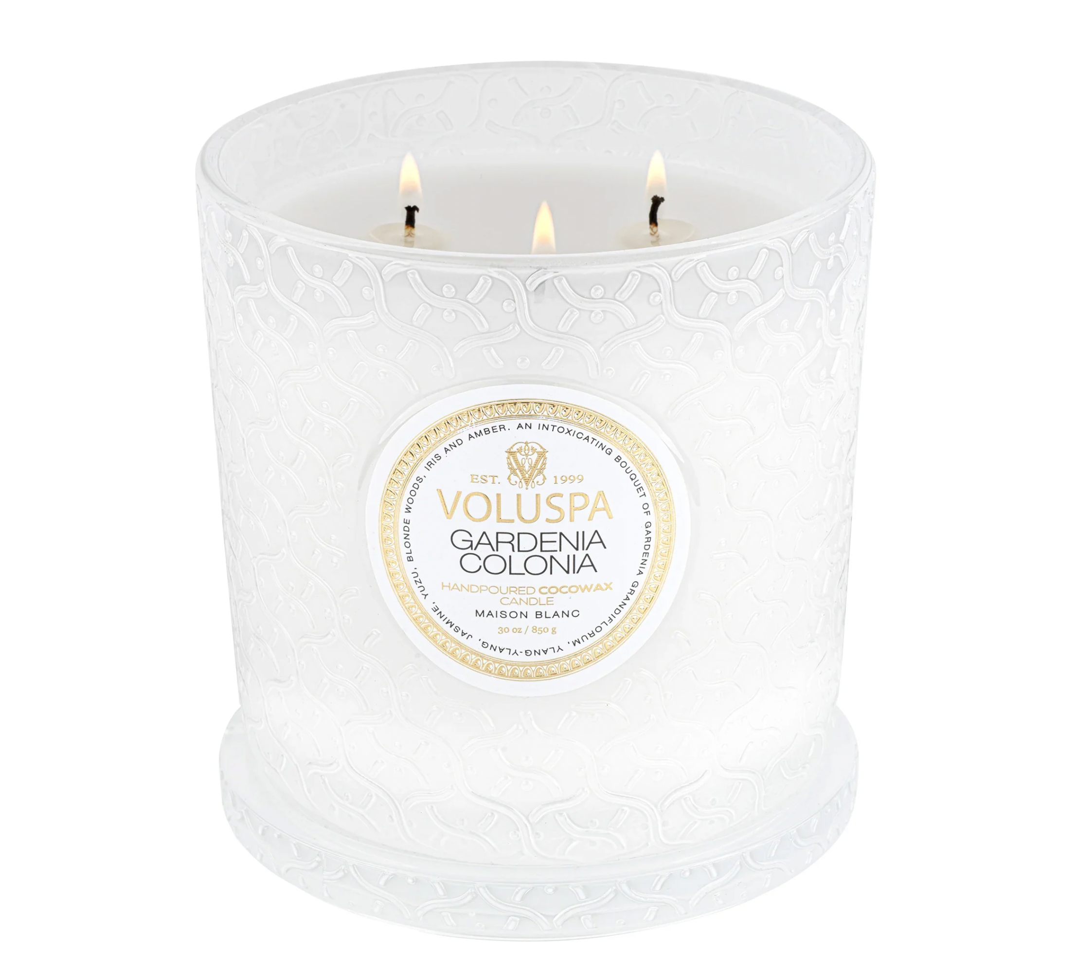 Gardenia Colonia 30oz Luxe Candle