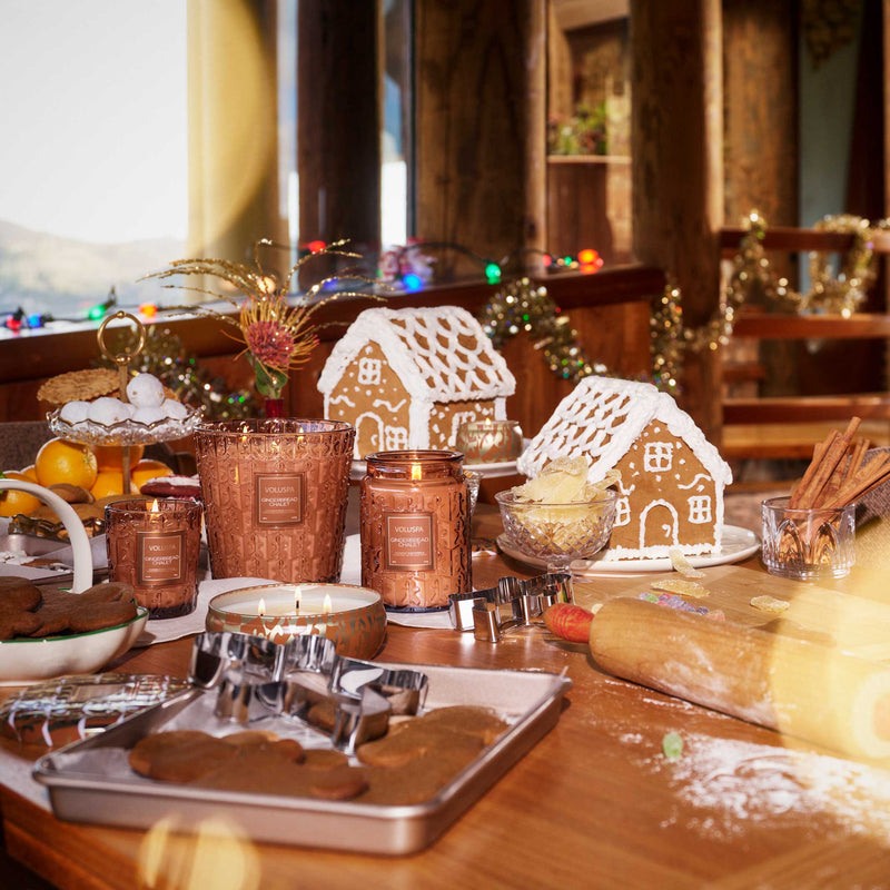 Gingerbread Chalet Candle Large Jar