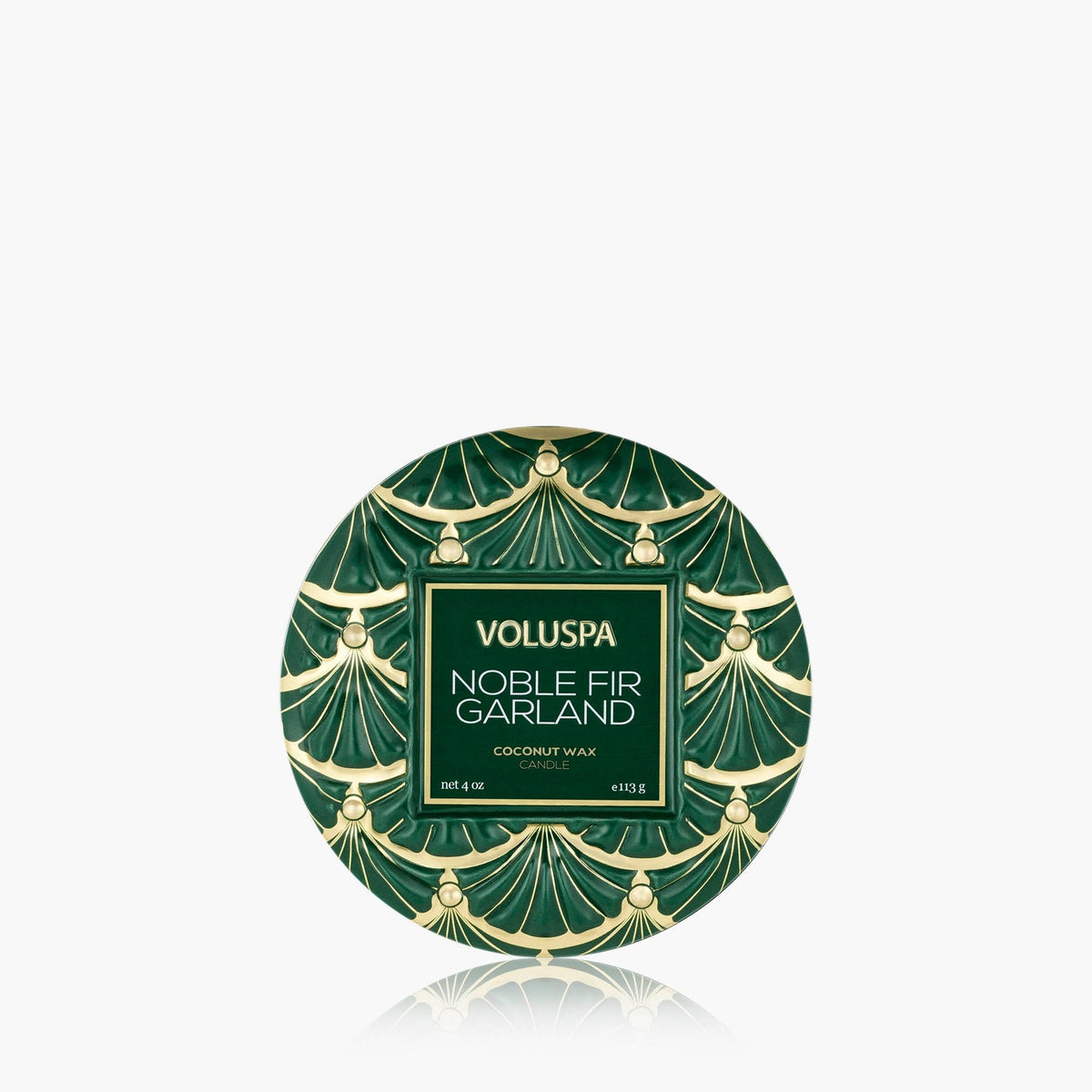 Noble Fir Garland Mini Tin Candle